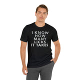 I know how many licks short sleeve tee