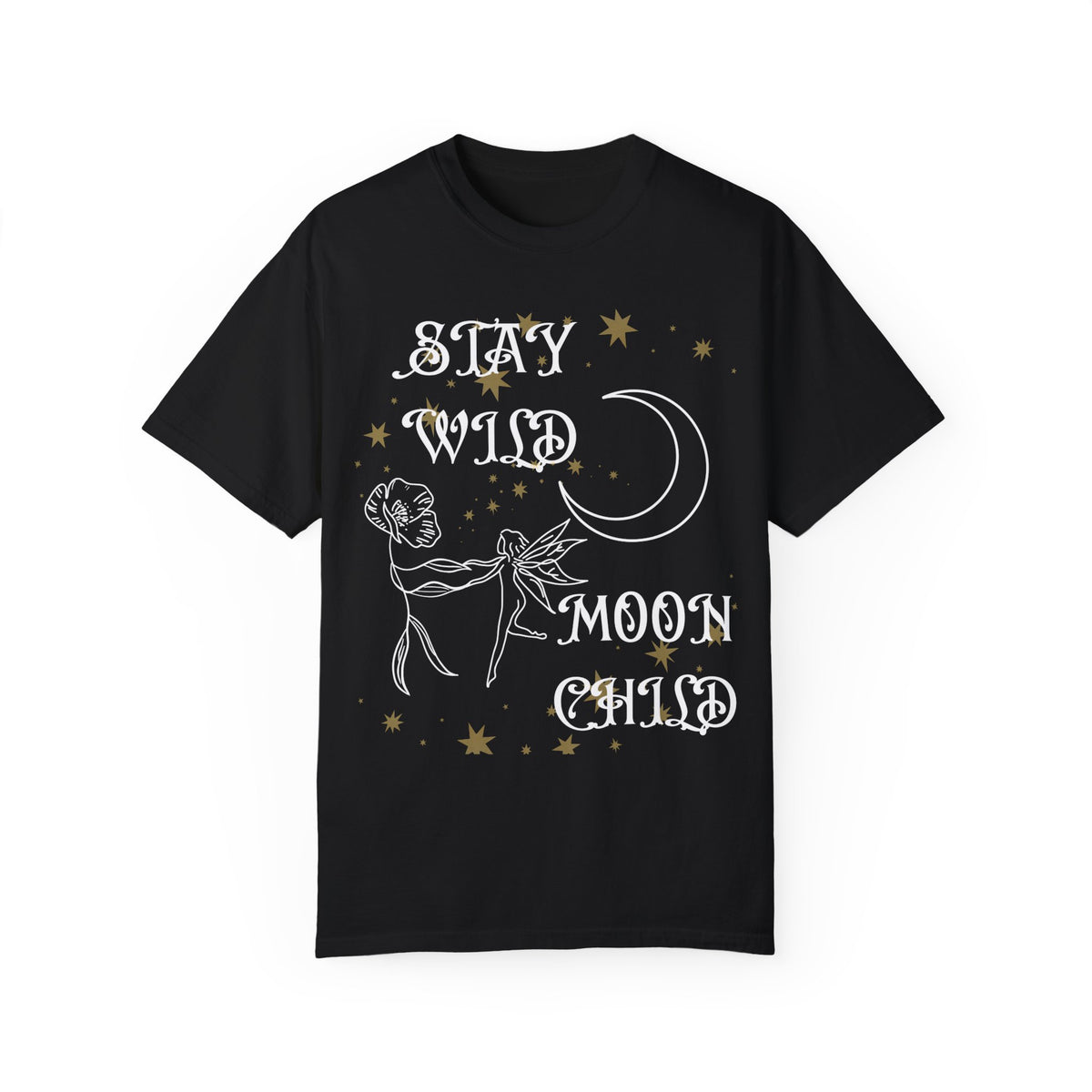 Stay Wild Moon Child Tee - Embrace Your Inner Celestial Spirit