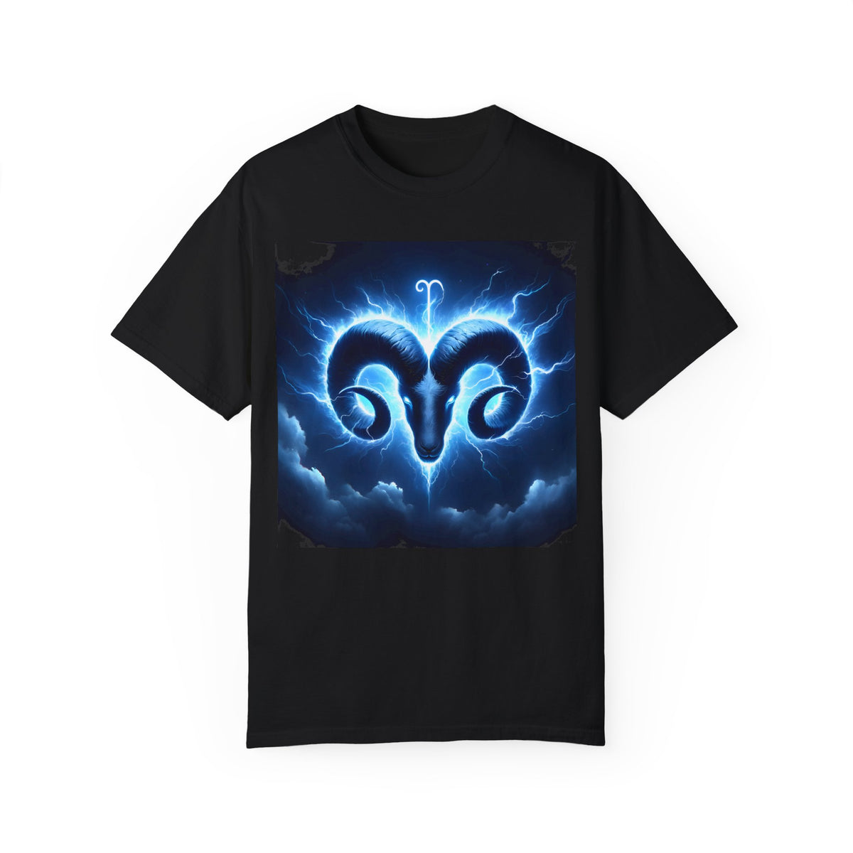 Aries Astrology Sign - "Electric Ram" Tee