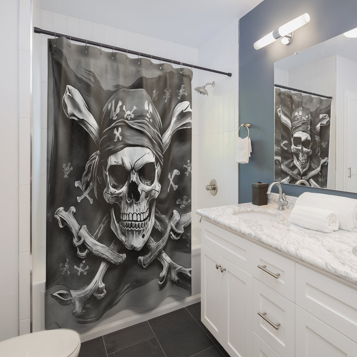 Skull Shower Curtains