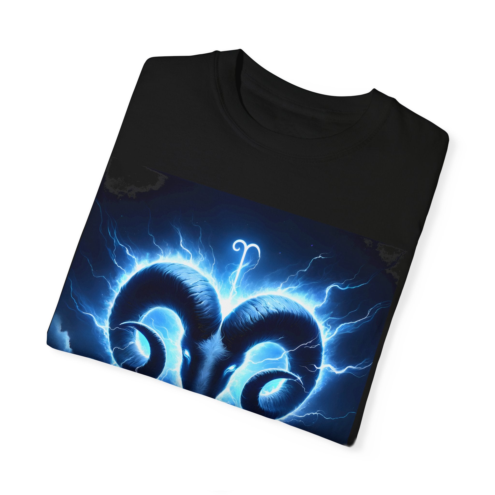 Aries Astrology Sign - "Electric Ram" Tee